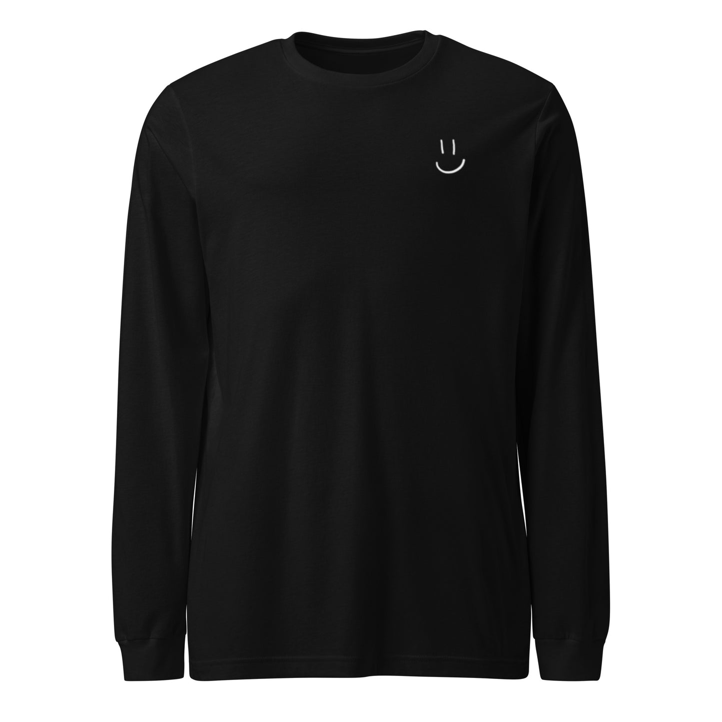 Keep Smiling Long Sleeve T Shirt - ALL CAPS