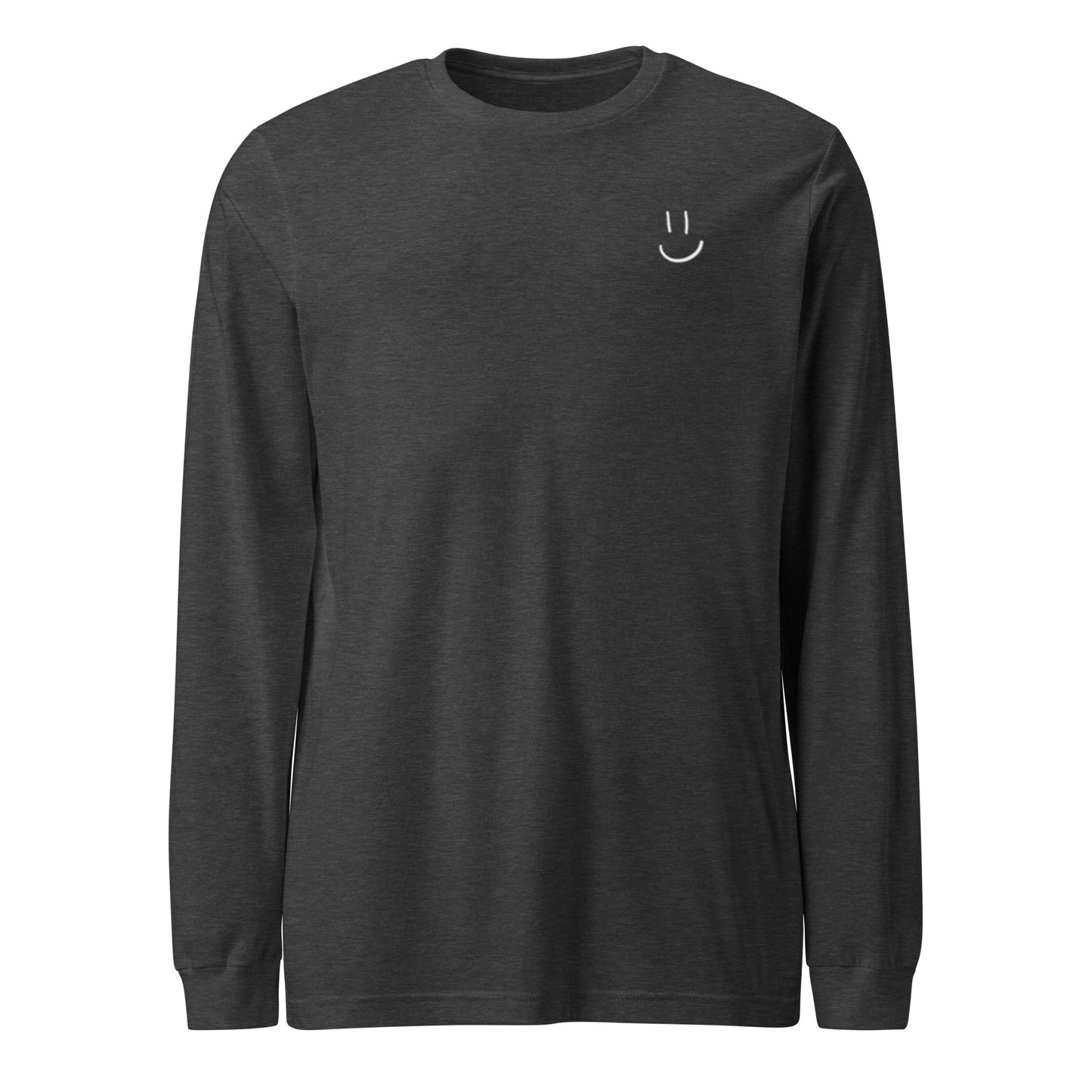 Keep Smiling Long Sleeve T Shirt - ALL CAPS