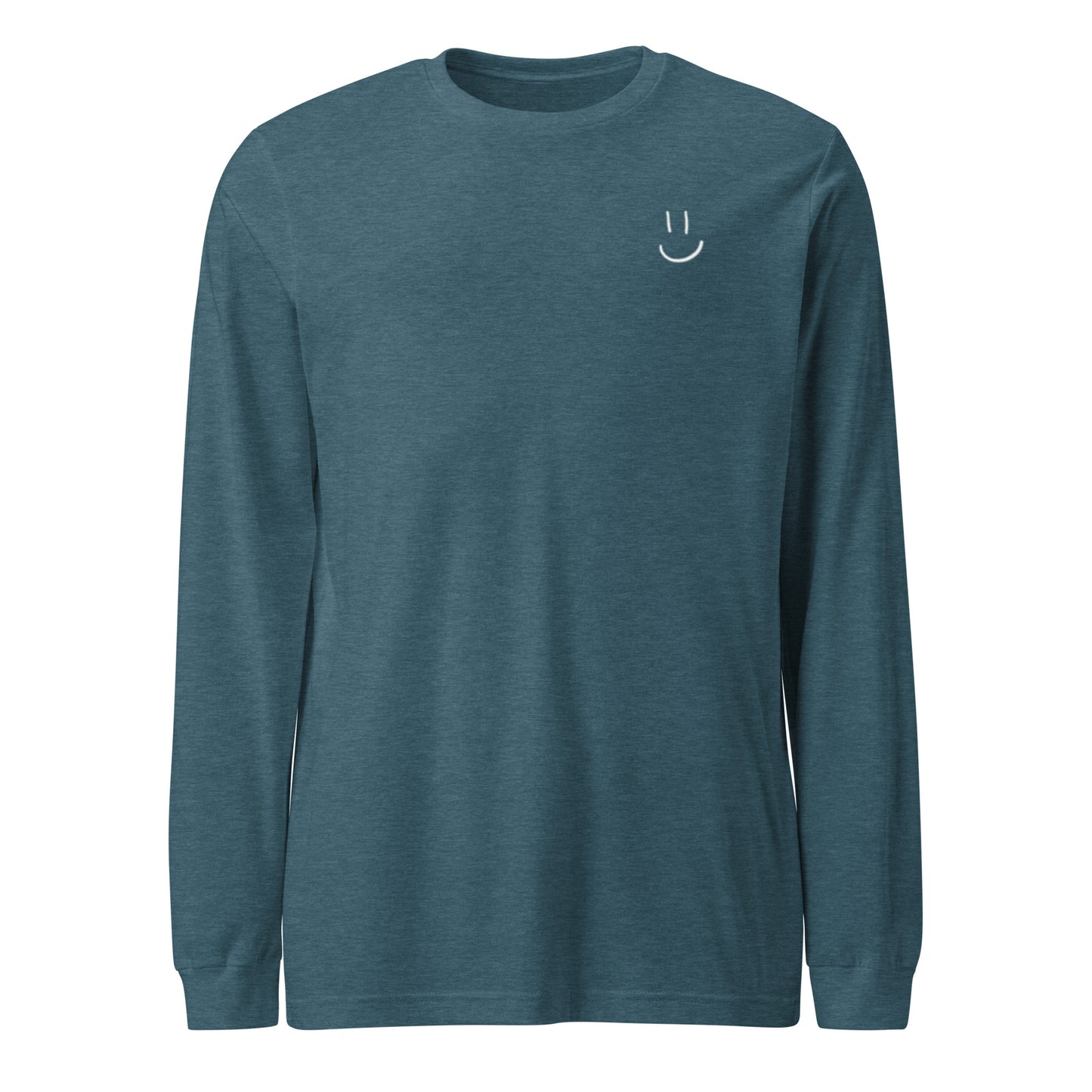 Keep Smiling Long Sleeve T Shirt - ALL CAPS