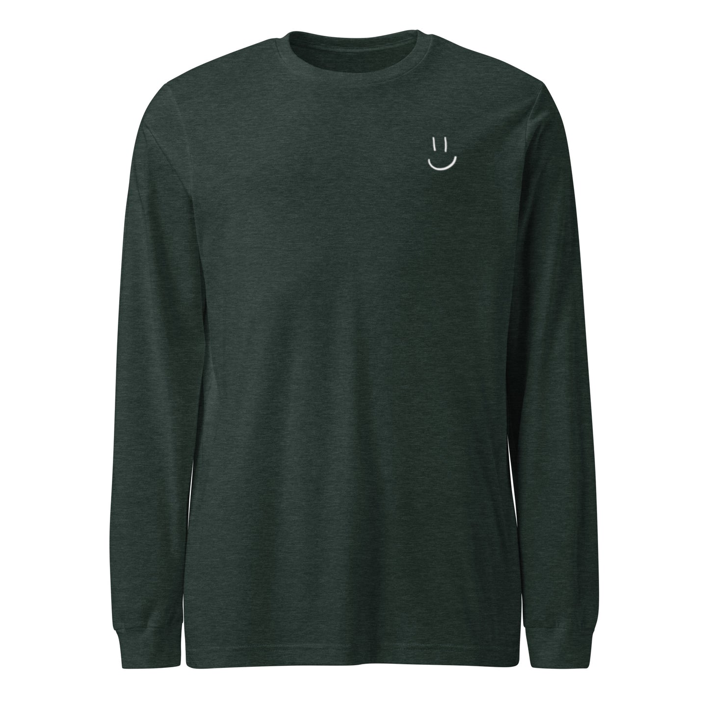 Keep Smiling Long Sleeve T Shirt - ALL CAPS