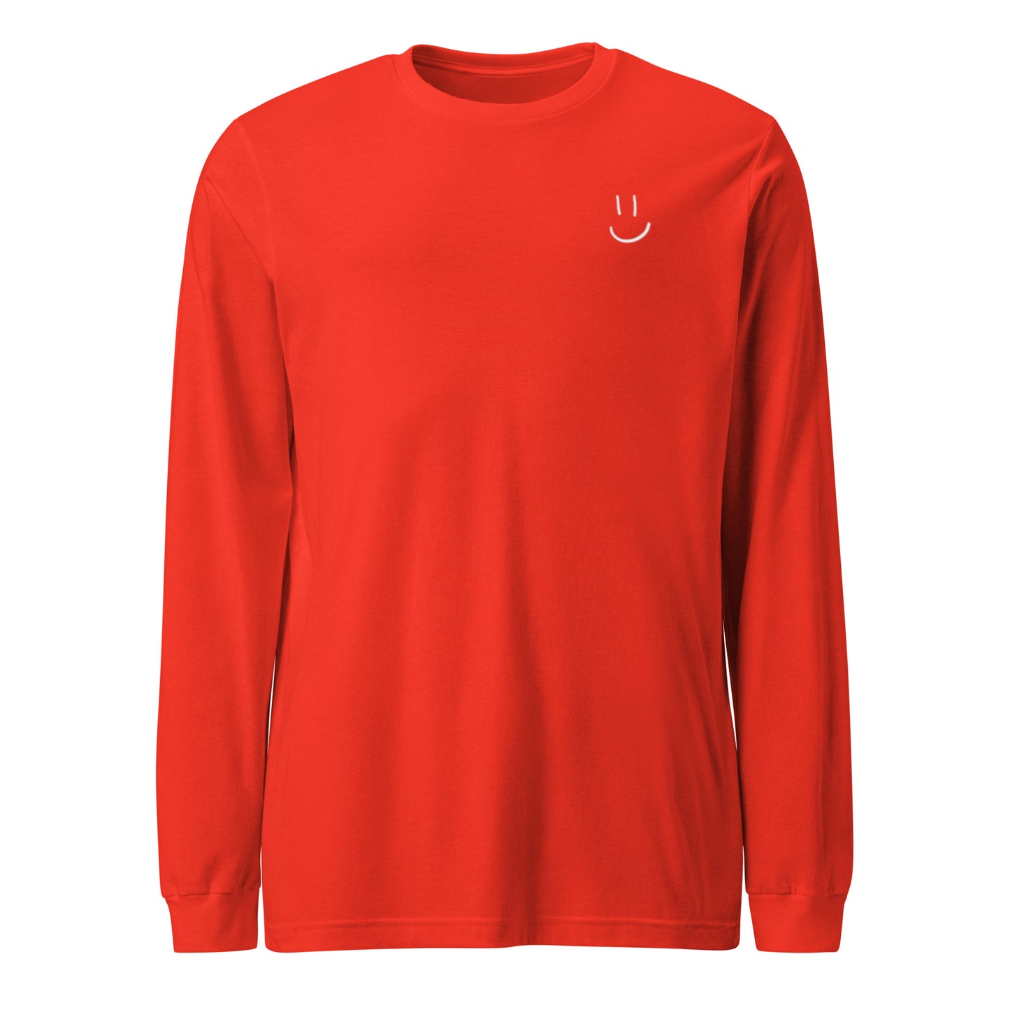 Keep Smiling Long Sleeve T Shirt - ALL CAPS