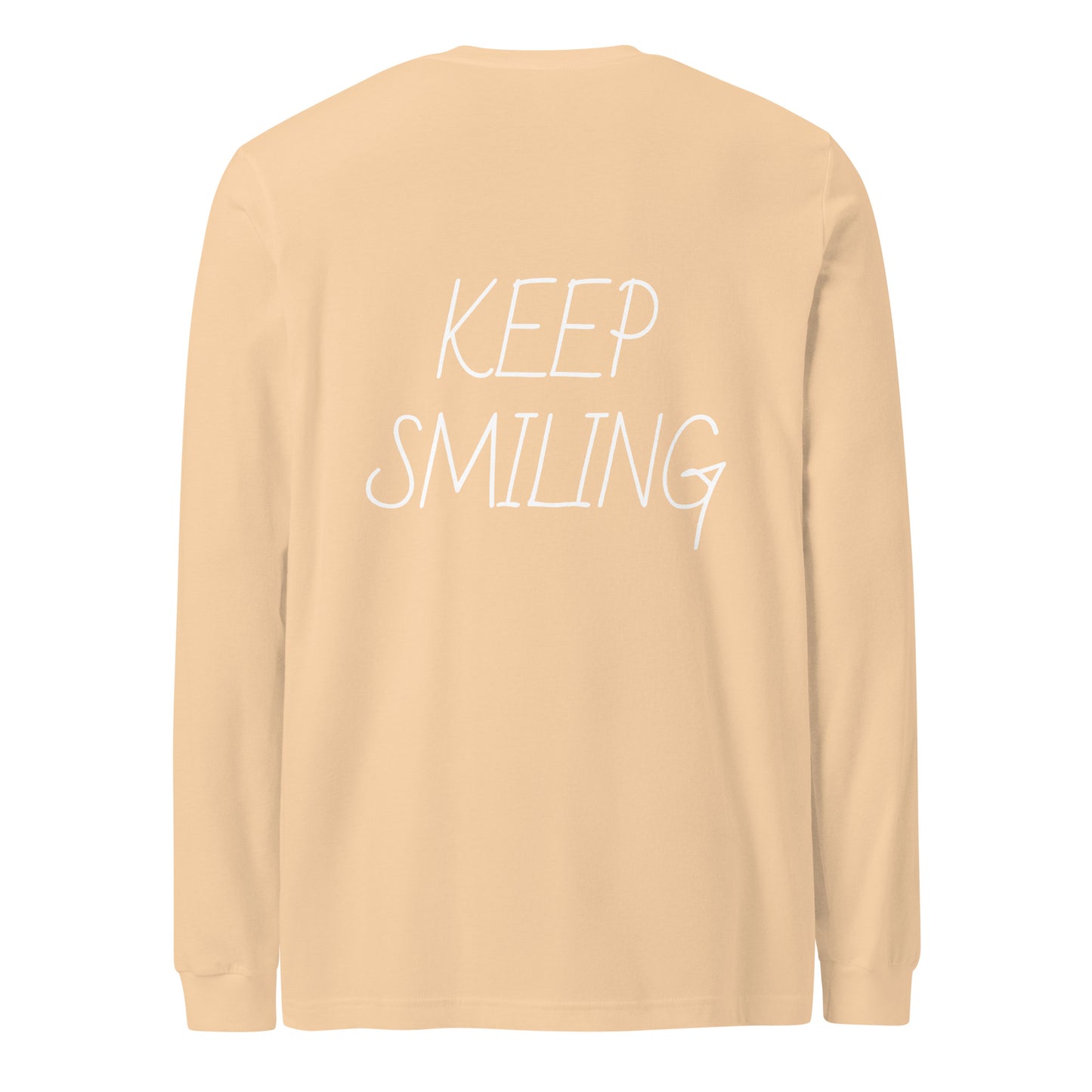 Keep Smiling Long Sleeve T Shirt - ALL CAPS