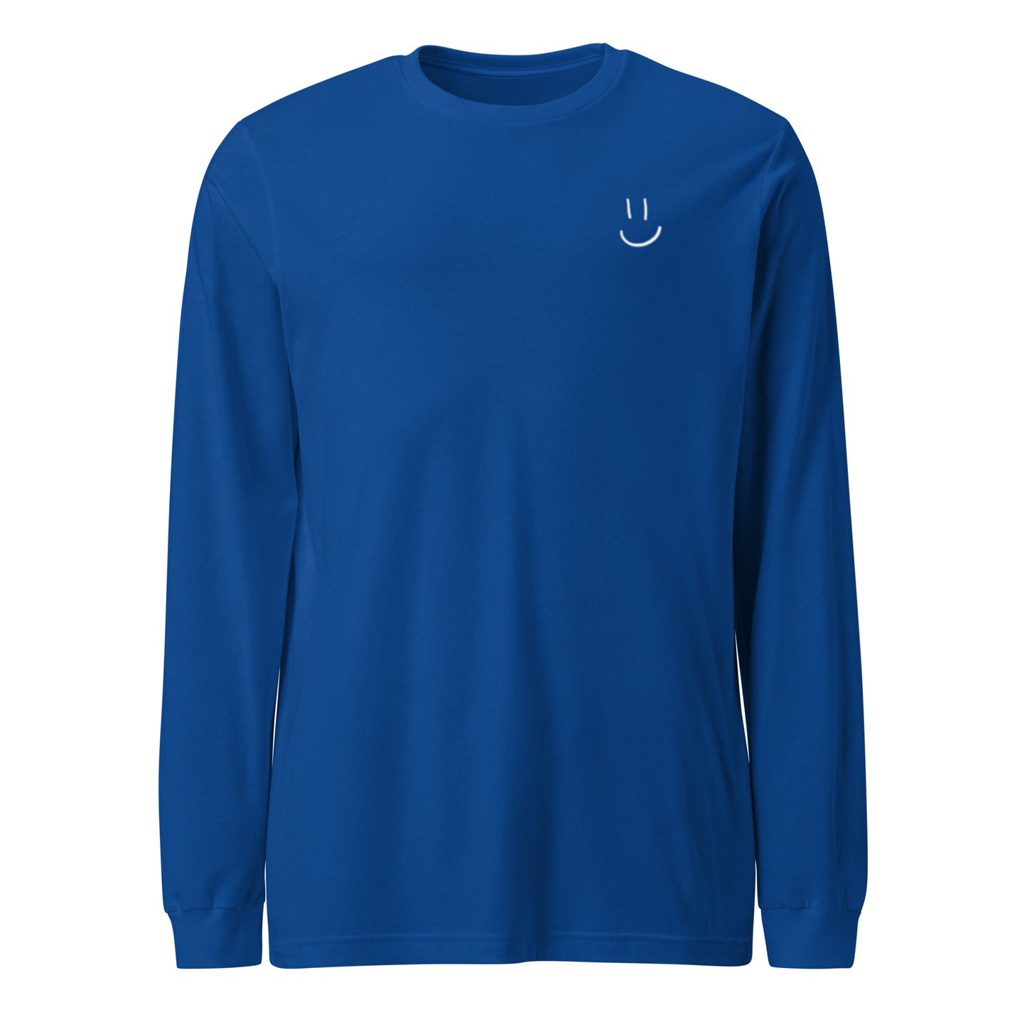 Keep Smiling Long Sleeve T Shirt - ALL CAPS
