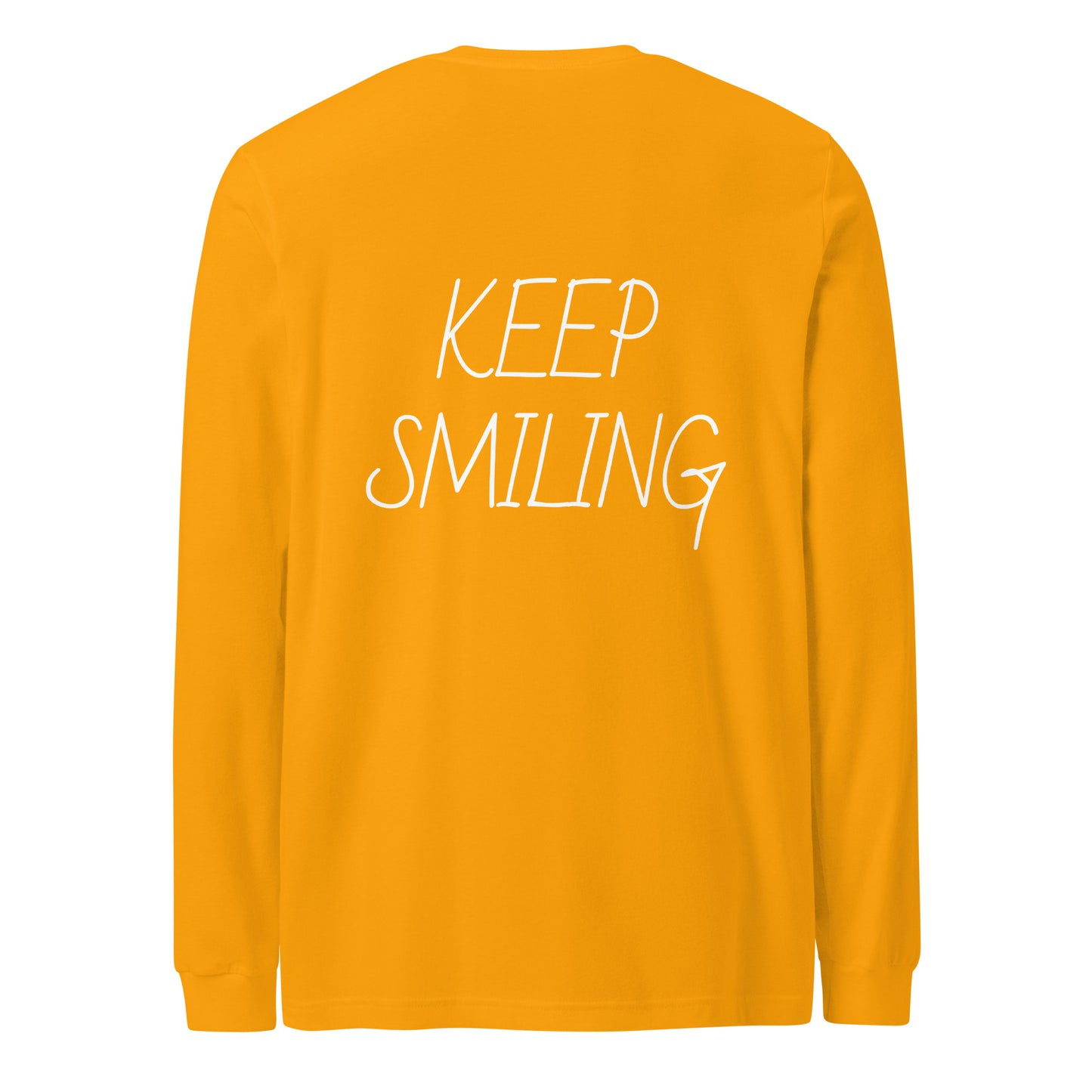 Keep Smiling Long Sleeve T Shirt - ALL CAPS