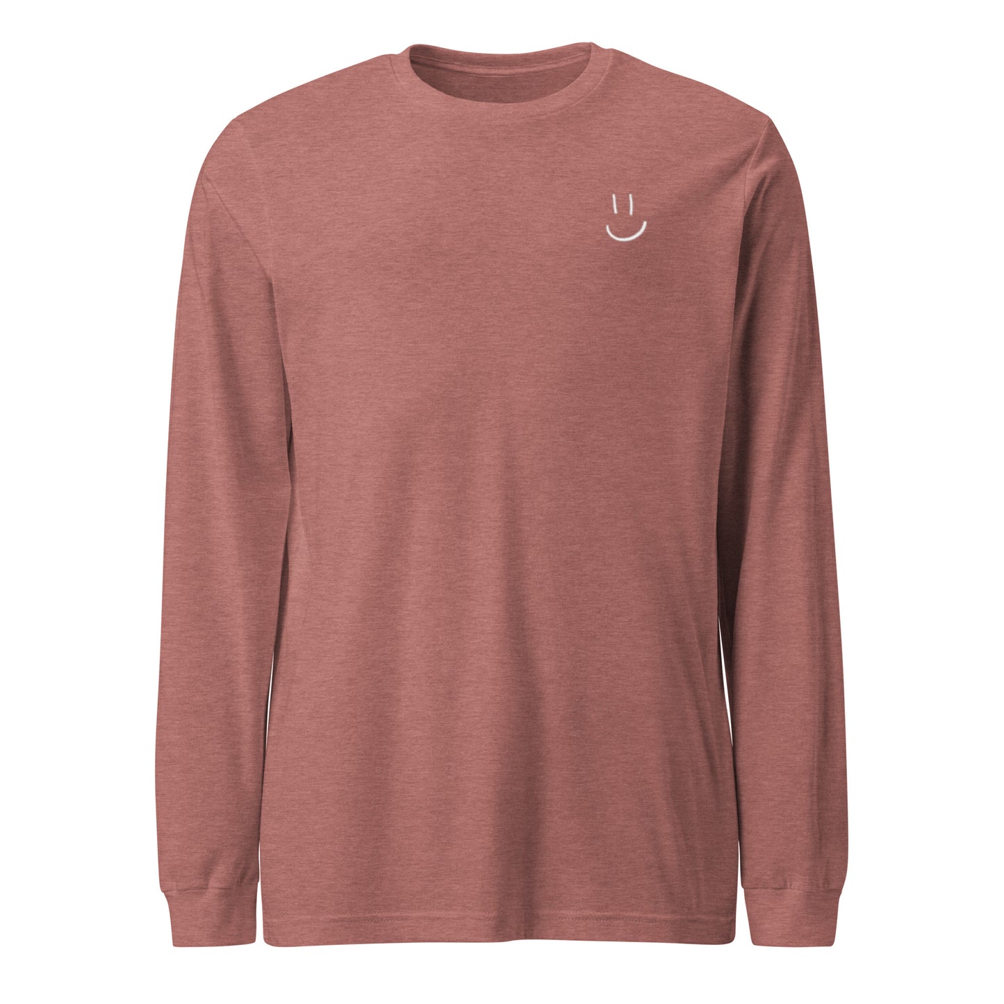 Keep Smiling Long Sleeve T Shirt - ALL CAPS