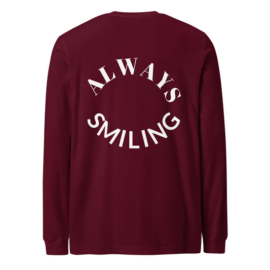 Always Smiling Long Sleeve T - ALL CAPS