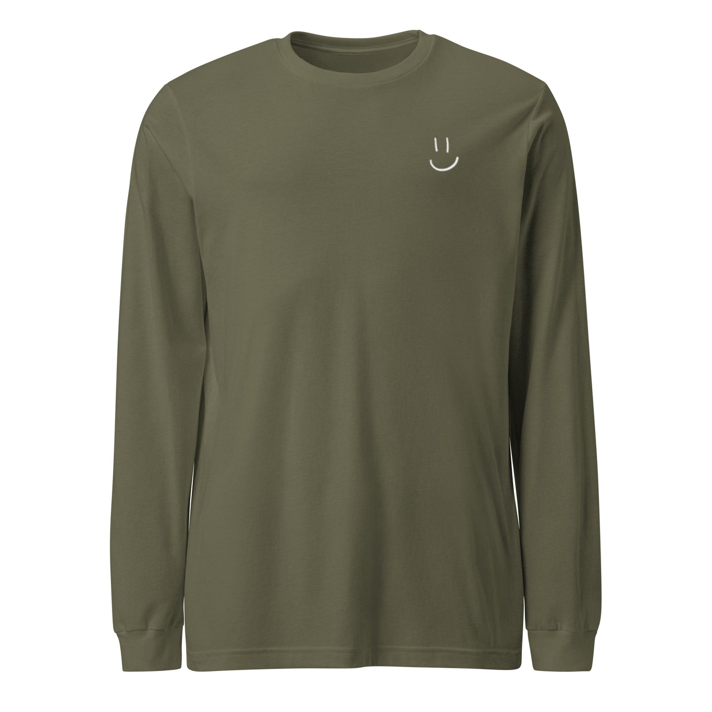 Keep Smiling Long Sleeve T Shirt - ALL CAPS
