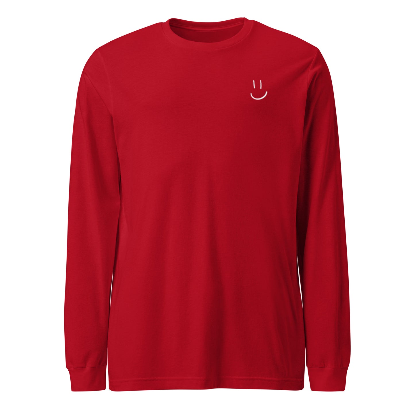Keep Smiling Long Sleeve T Shirt - ALL CAPS