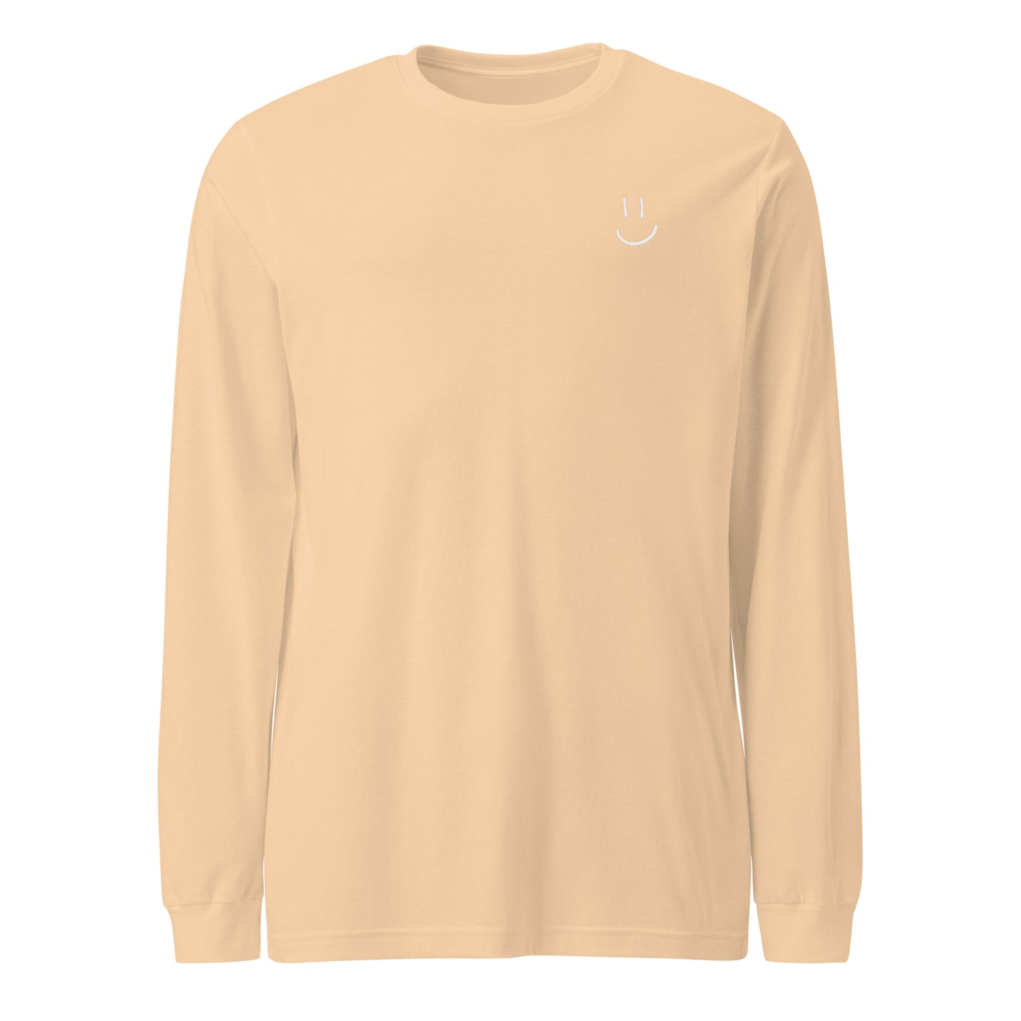 Keep Smiling Long Sleeve T Shirt - ALL CAPS