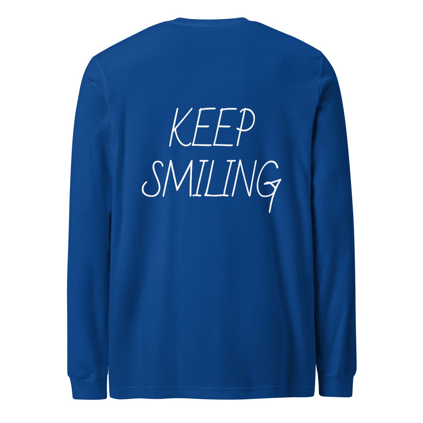 Keep Smiling Long Sleeve T Shirt - ALL CAPS
